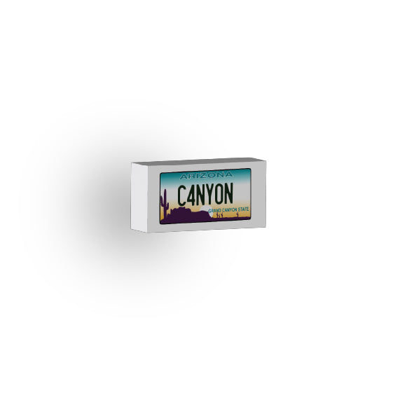 AZ: US Based License Plate 1x2 Tile