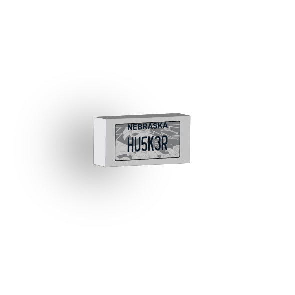 NE: US Based License Plate 1x2 Tile