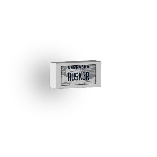 NE: US Based License Plate 1x2 Tile