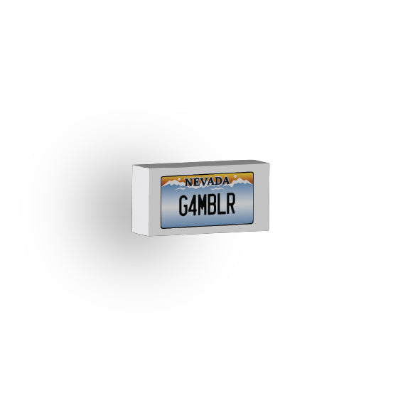 NV: US Based License Plate 1x2 Tile