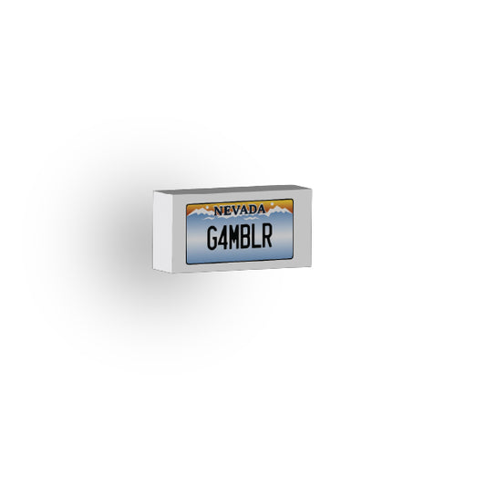 NV: US Based License Plate 1x2 Tile