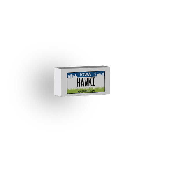 IA: US Based License Plate 1x2 Tile