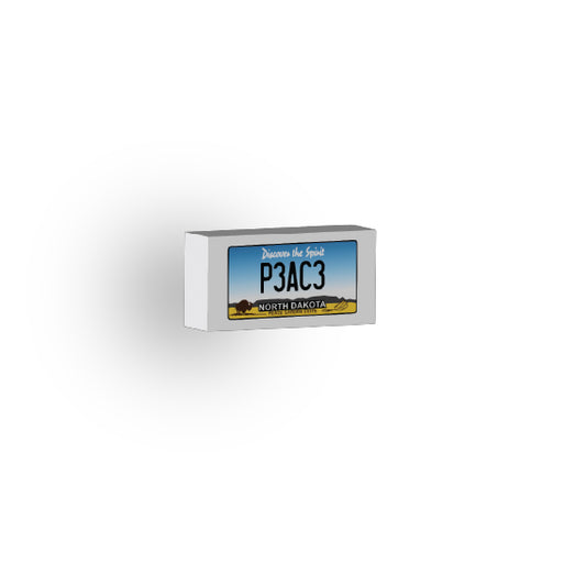 ND: US Based License Plate 1x2 Tile