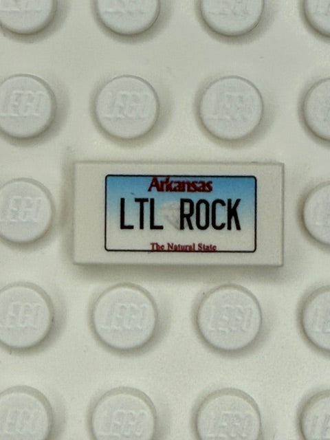AR: US Based License Plate 1x2 Tile