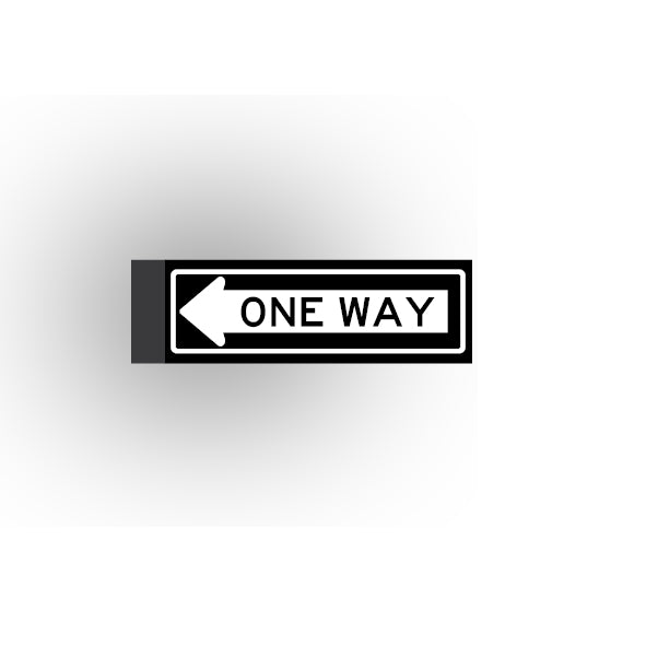 Street Sign 1x4 Tile: One Way