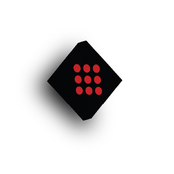 Warning Sign 2x2 Tile: reflector Sign V3