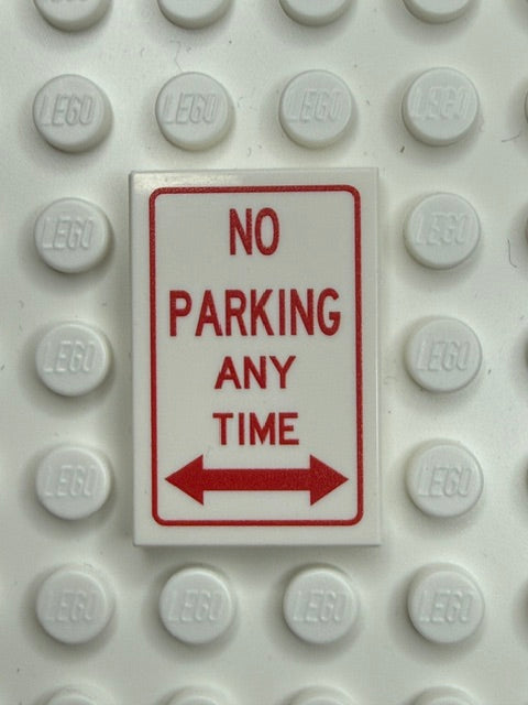 Information Signs 2x3 Tile: No Parking Any Time
