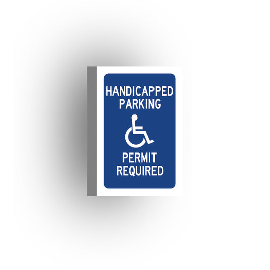 Information Signs 2x3 Tile: Handicapped PArking Permit Required