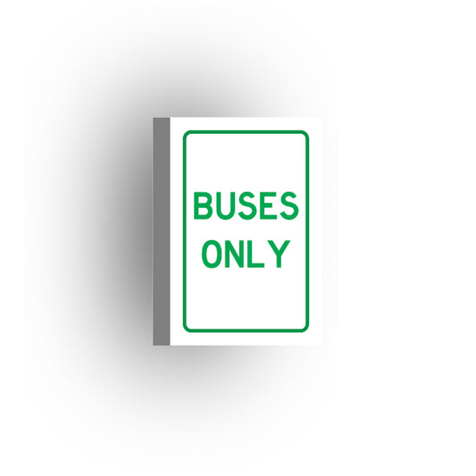 Information Signs 2x3 Tile: Buses Only