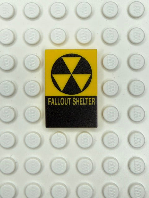 Information Signs 2x3 Tile: Fallout Shelter