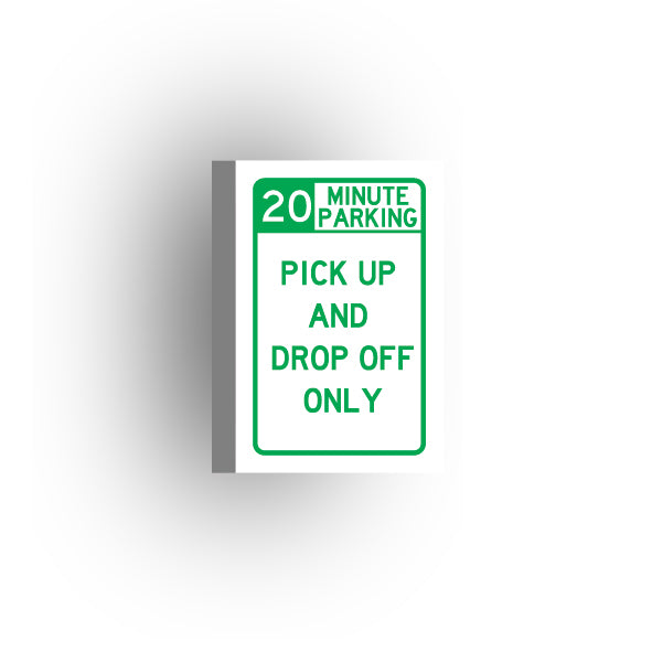 Information Signs 2x3 Tile: Mon Minute Parking