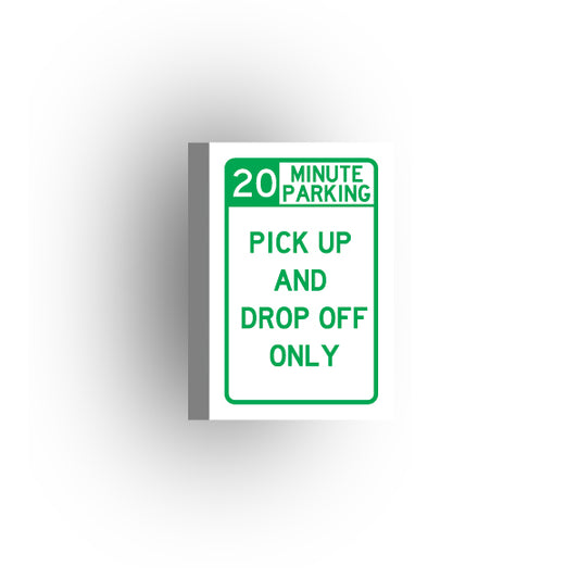 Information Signs 2x3 Tile: Mon Minute Parking