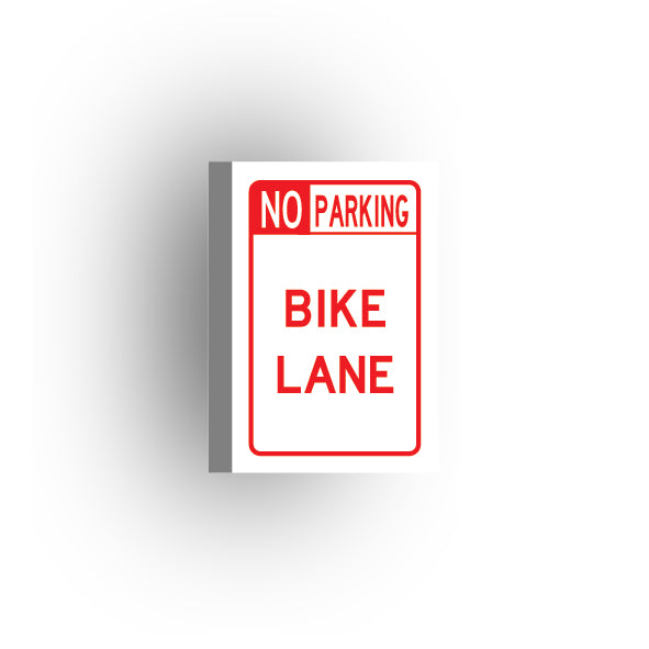 Information Signs 2x3 Tile: No Parking Bike Lane
