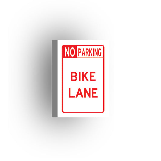 Information Signs 2x3 Tile: No Parking Bike Lane