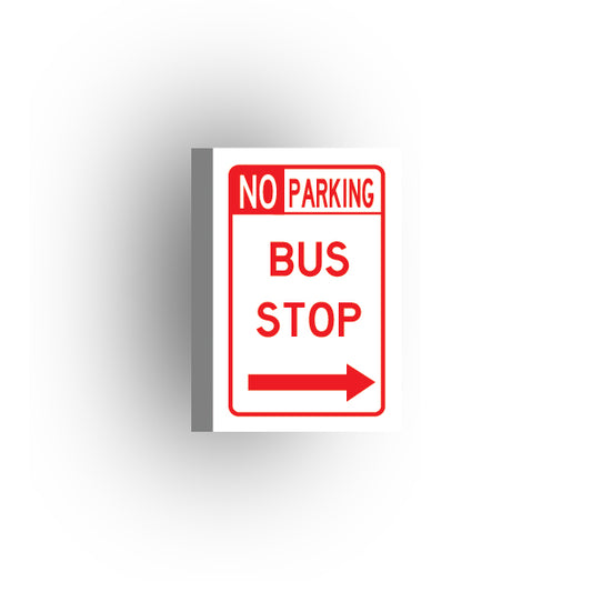 Information Signs 2x3 Tile: No Parking Bus Stop