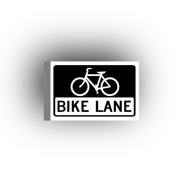 Information Signs 2x3 Tile: Bike Lane