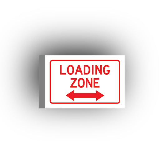 Information Signs 2x3 Tile: Loading Zone Double Arrow
