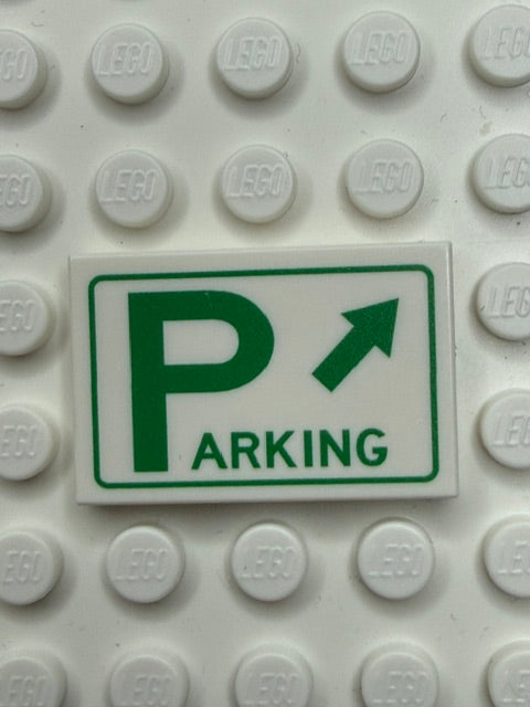 Information Signs 2x3 Tile: Parking with Arrow