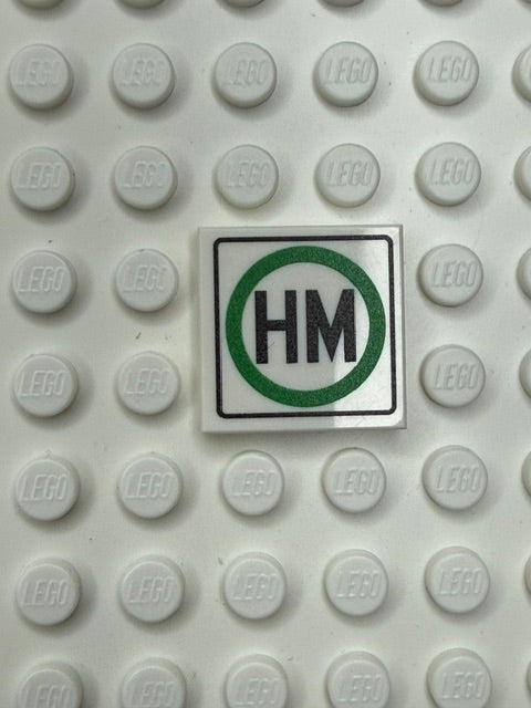 Information Signs 2x2 Tile: Hazardous Material Route