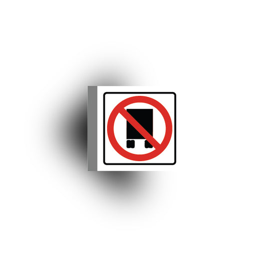 Information Signs 2x2 Tile: No Trucks