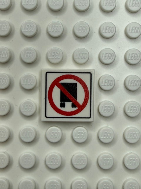 Information Signs 2x2 Tile: No Trucks