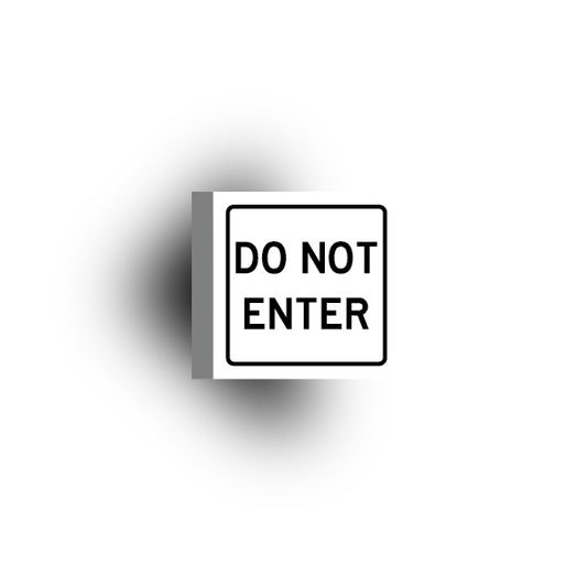 Information Signs 2x2 Tile: Do Not Enter