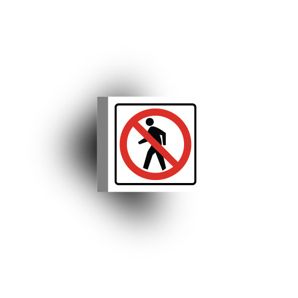 Information Signs 2x2 Tile: No Crossing
