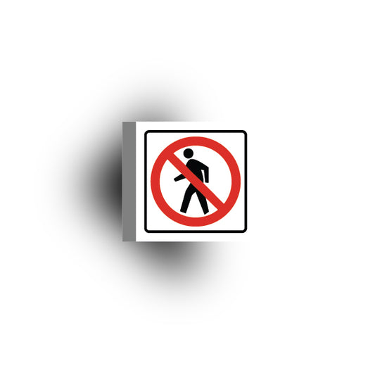 Information Signs 2x2 Tile: No Crossing