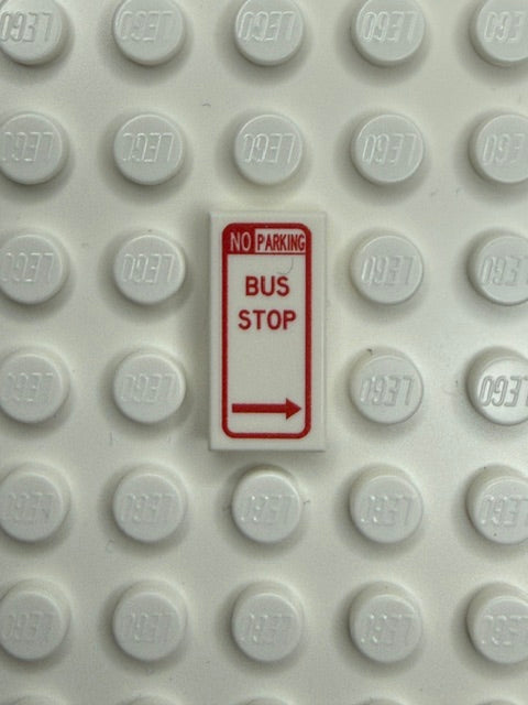 Information Signs 1x2 Tile: Bus Stop