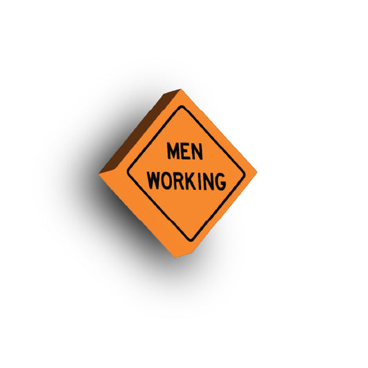 Work Signs 2x2 Tile: Men Working