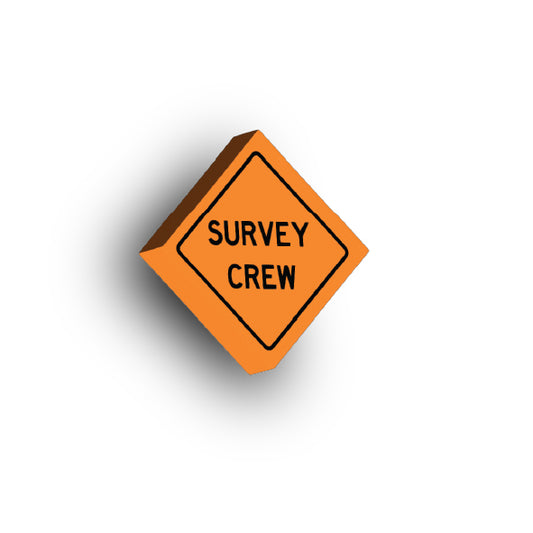 Work Signs 2x2 Tile: Survey Crew