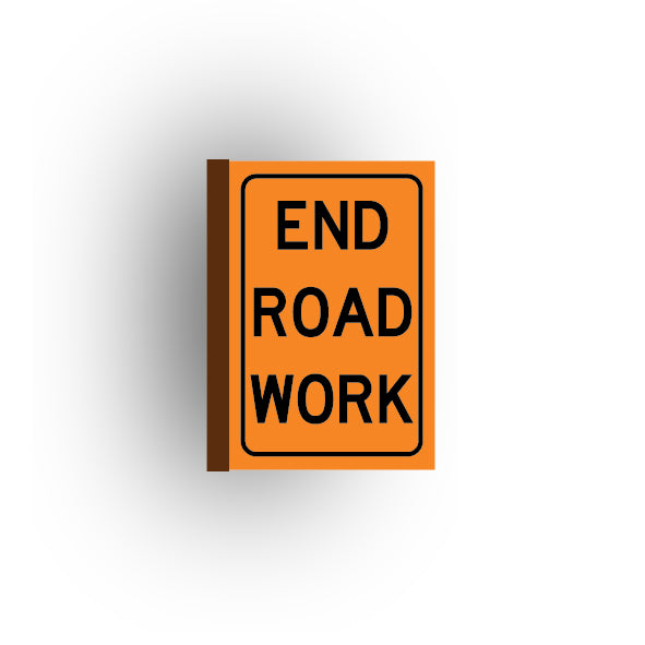 Work Signs 2x3 Tile: End Road Work
