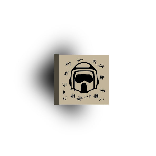 Galaxy Wars Signs and Symbols 2x2 Tile: Scout Trooper Poster