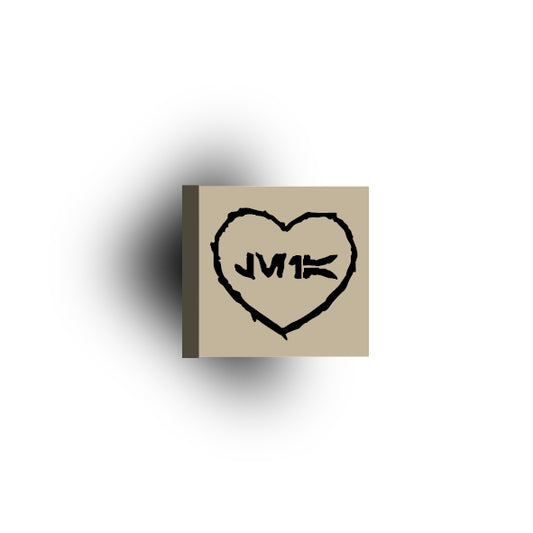 Galaxy Wars Signs and Symbols 2x2 Tile: Leia Heart Pattern