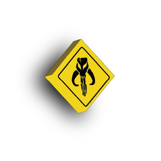 Galaxy Wars Signs and Symbols 2x2 Tile: Mando Symbol