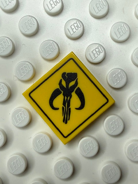 Galaxy Wars Signs and Symbols 2x2 Tile: Mando Symbol