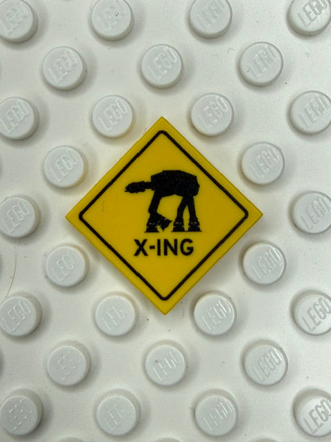 Galaxy Wars Signs and Symbols 2x2 Tile: AT AT X-Ing