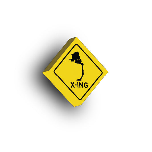 Galaxy Wars Signs and Symbols 2x2 Tile: AT ST Xing