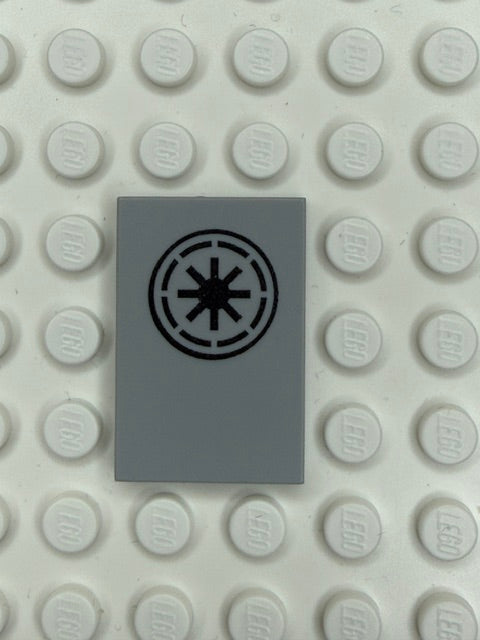 Galaxy Wars Signs and Symbols 2x3 Tile: Imperial Logo