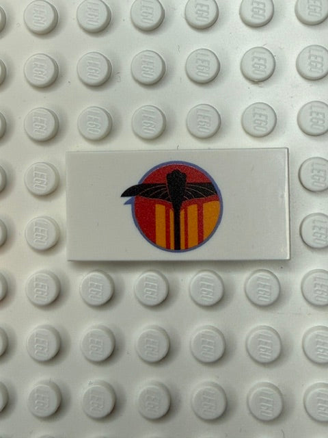 Galaxy Wars Signs and Symbols 2x4 Tile: rebels Phantom Left
