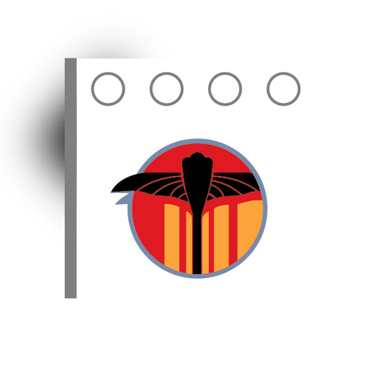 Galaxy Wars Signs and Symbols 4x4 Tile W\Studs: Rebels Phantom Left