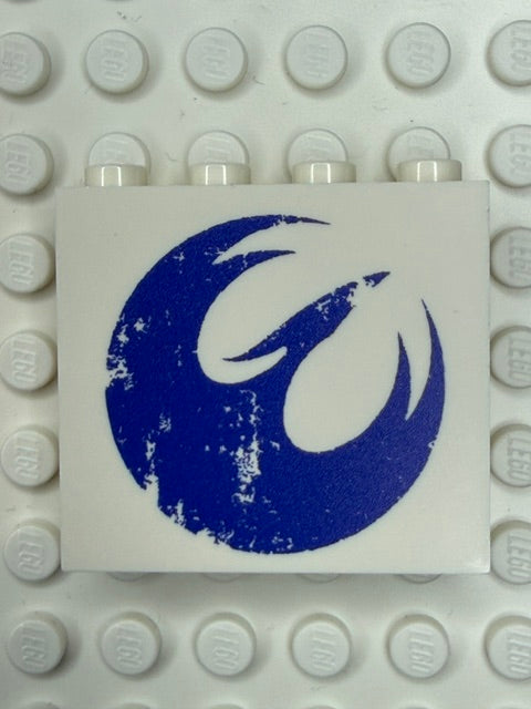 Galaxy Wars Signs and Symbols 1x4x3 Panel: Rebel Phoenix Purple\White