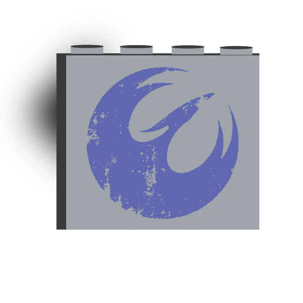 Galaxy Wars Signs and Symbols 1x4x3 Panel: Rebel Phoenix Purple\LBG