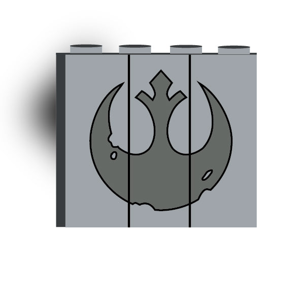 Galaxy Wars Signs and Symbols 1x6x5 Panel: Rebel Alliance