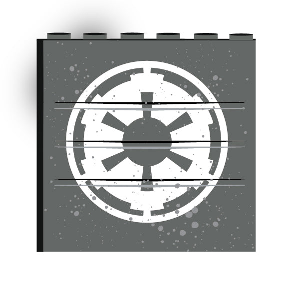 Galaxy Wars Signs and Symbols 1x6x5 Panel: Empire Logo