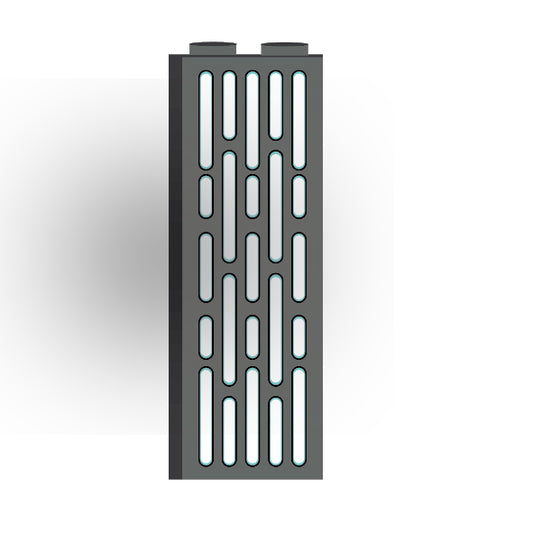Light Panel 1x2x5 Brick: Dark Bluish Gray 5 Row Panel