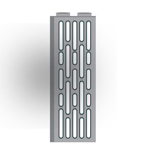 Light Panel 1x2x5 Brick: Light Bluish Gray 5 Row Panel