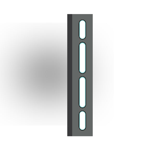 Light Panel 1x6 Tile: Dark Bluish Gray 3 Compatible Row Panel