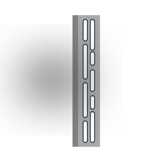 Light Panel 1x6 Tile: Light Bluish Gray 5 Row  Compatible Panel