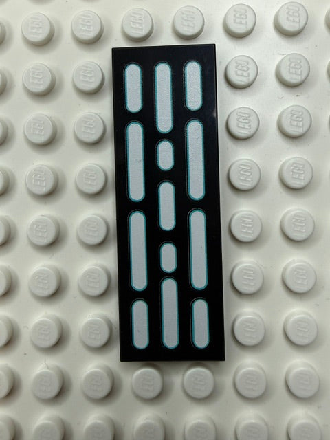 Light Panel 2x6 Tile: Black 3 Row Panel